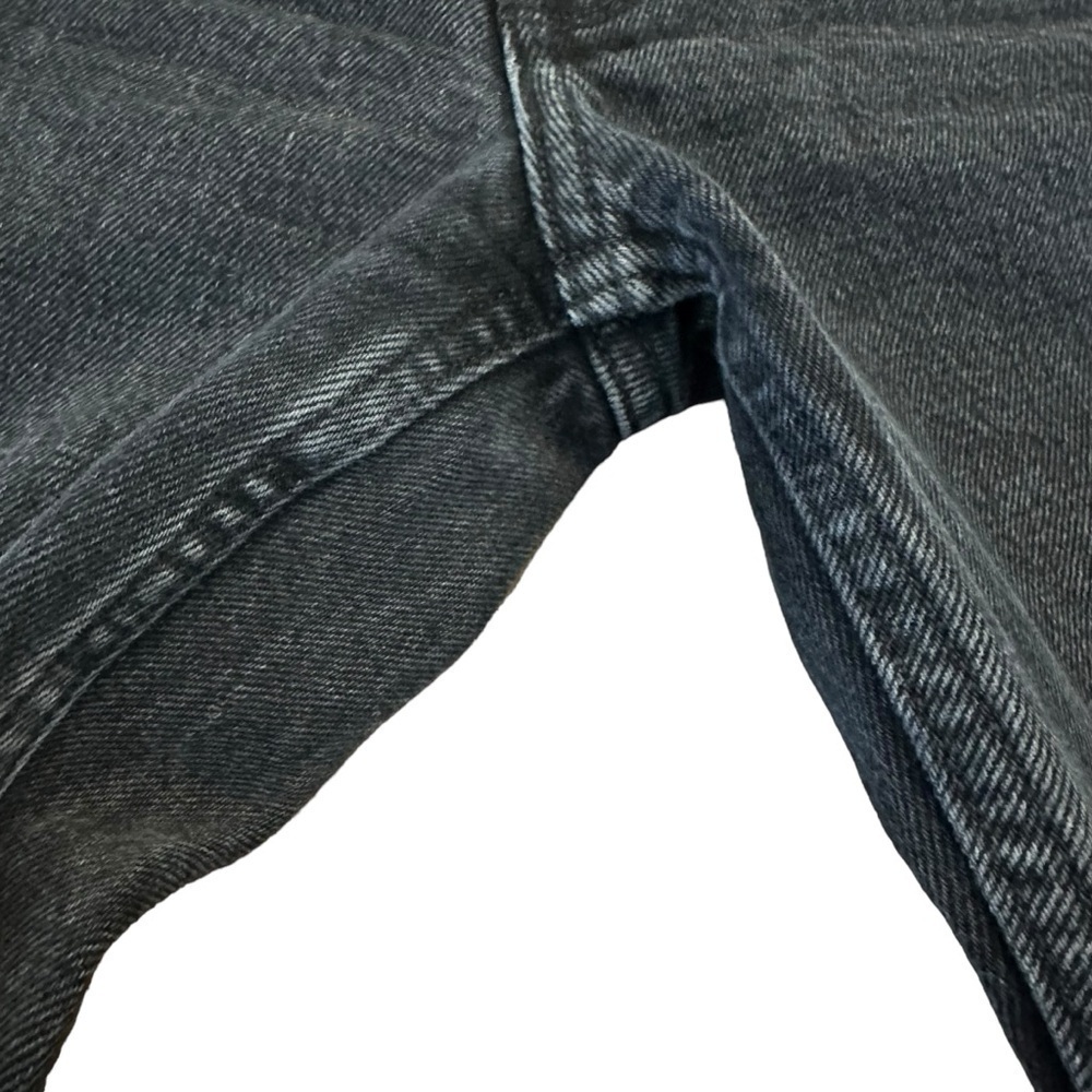 Abercrombie & Fitch Curve Love The Mom High Rise Black Jeans Size 24/00 Short - Picture 6 of 7